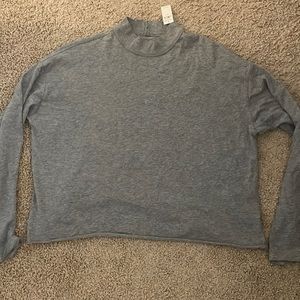 Aerie | Grey oversized Long Sleeve Shirt NWT